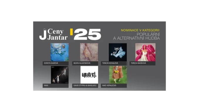 Ceny Jantar 2026: Kdo se uchází o ocenění hudby?