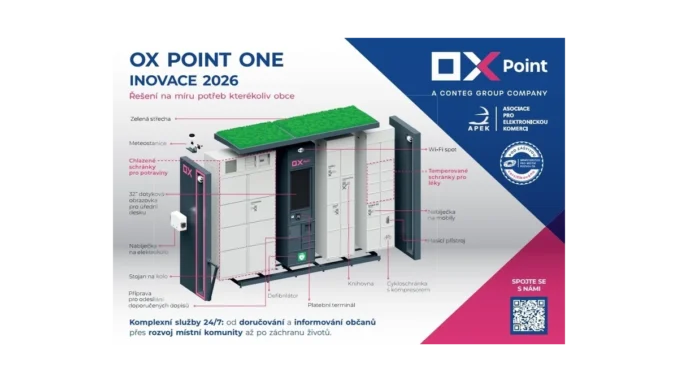 Zásilkové boxy OX Point pro obce s dotací 160.000 Kč