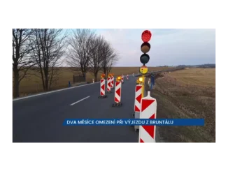 Dopravní omezení v Bruntále kvůli obchvatu trvají