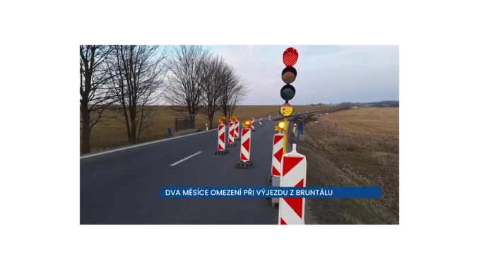 Dopravní omezení v Bruntále kvůli obchvatu trvají