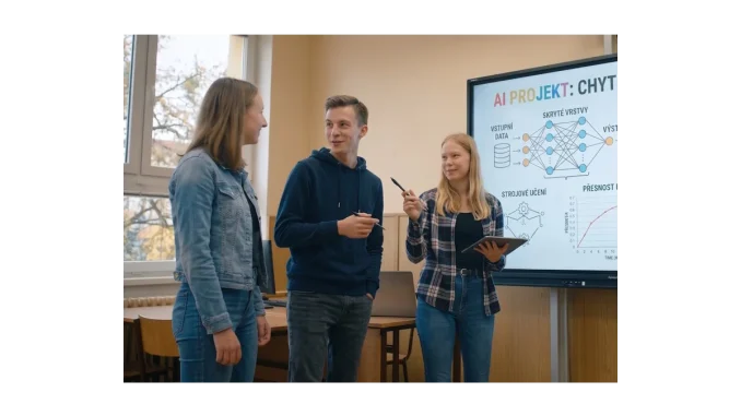 Vzdělávání a výzvy s využitím AI v Česku