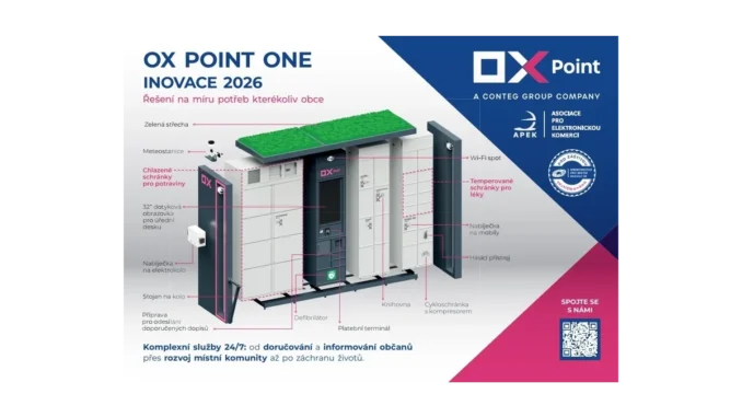Inovativní OX Point zásilkové boxy pro obce