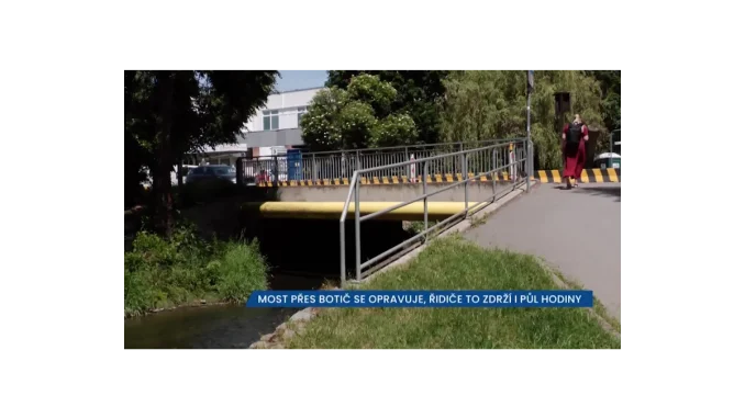 Dopravní omezení při opravě mostu Botič v Praze