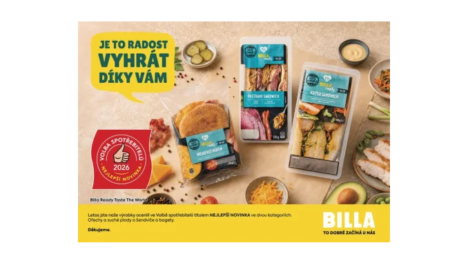 BILLA slaví úspěch s novinkami roku