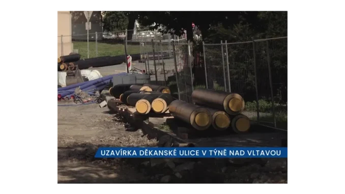 Děkanská ulice v Týně: Uzavírka a objízdná trasa