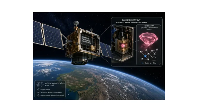 Nový kvantový magnetometr od Honeywell pro ESA