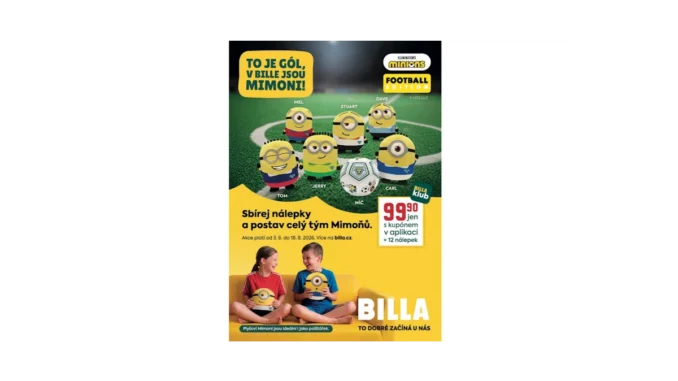 BILLA přichází s akcemi na dresy pro fanoušky