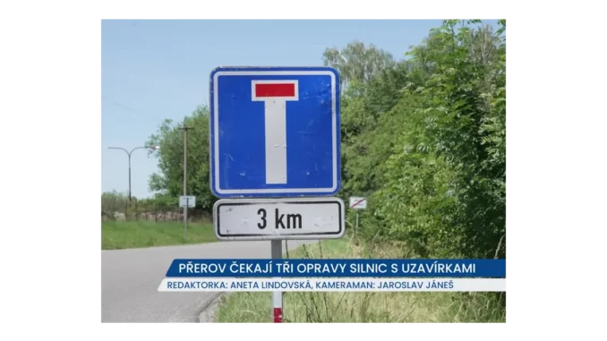 Přerov: Opravy silnic způsobí uzavírky v létě 2026