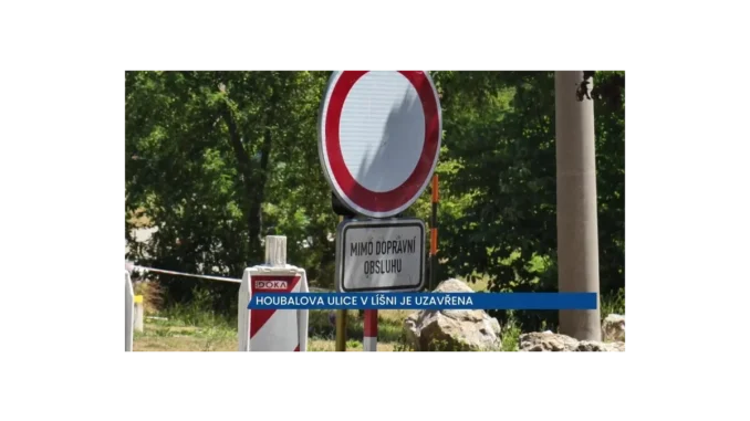 Aktuální rekonstrukce Houbalovy ulice v Líšni