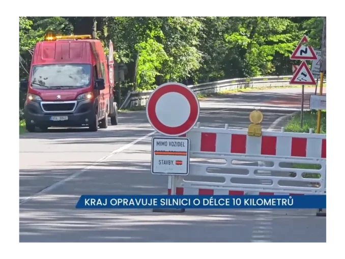 Rekonstrukce silnice mezi Vrbnem a Světlou horou