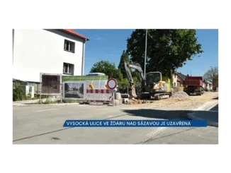Rekonstrukce Vysocké ulice ve Žďáru — sledujte objížďky