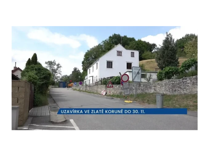 ZlatáKoruna: Důležité informace o uzavírce silnice