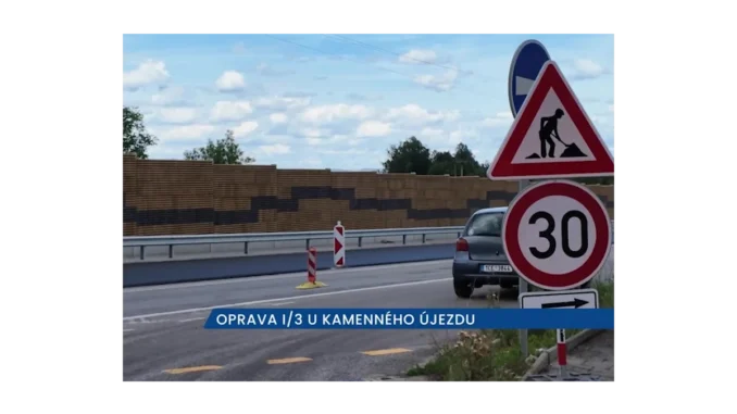 Rekonstrukce silnice I/3 u Kamenného Újezdu